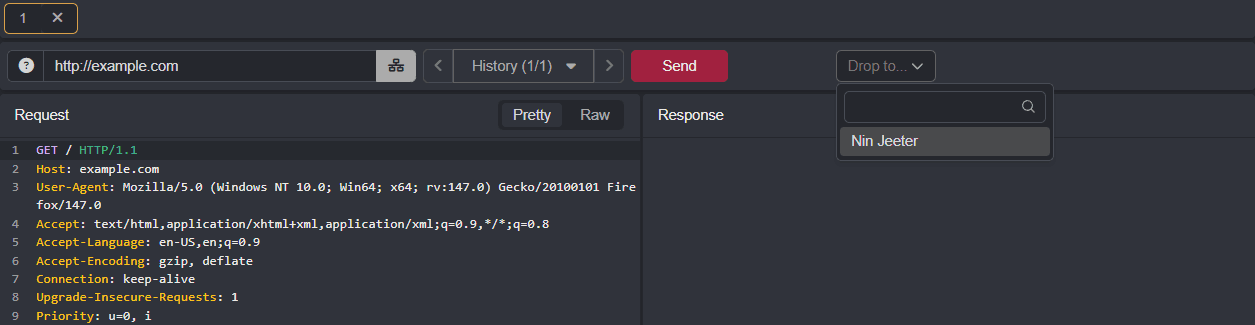 Selecting a friend to share data with.